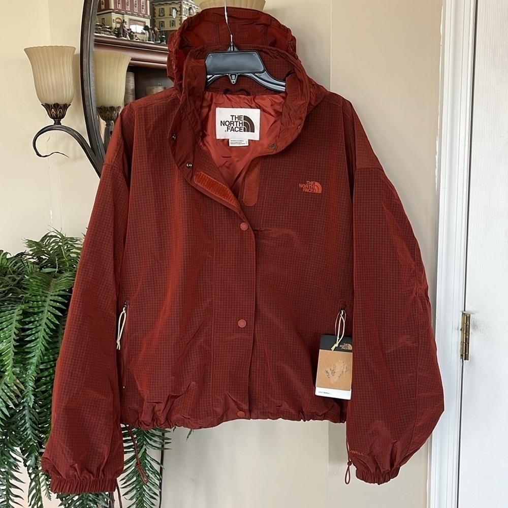 Brand New The North Face M66 Utility Wind Jacket Brandy Brown Cropped Windwall - Picture 16 of 16